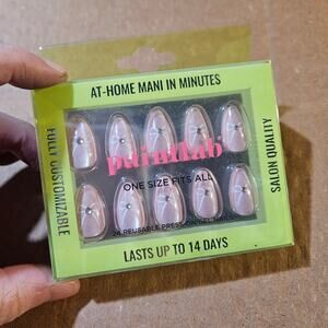 Paintlab Pink Coquette One Size Fits All Reusable Gel Press-On Nails 24PCS